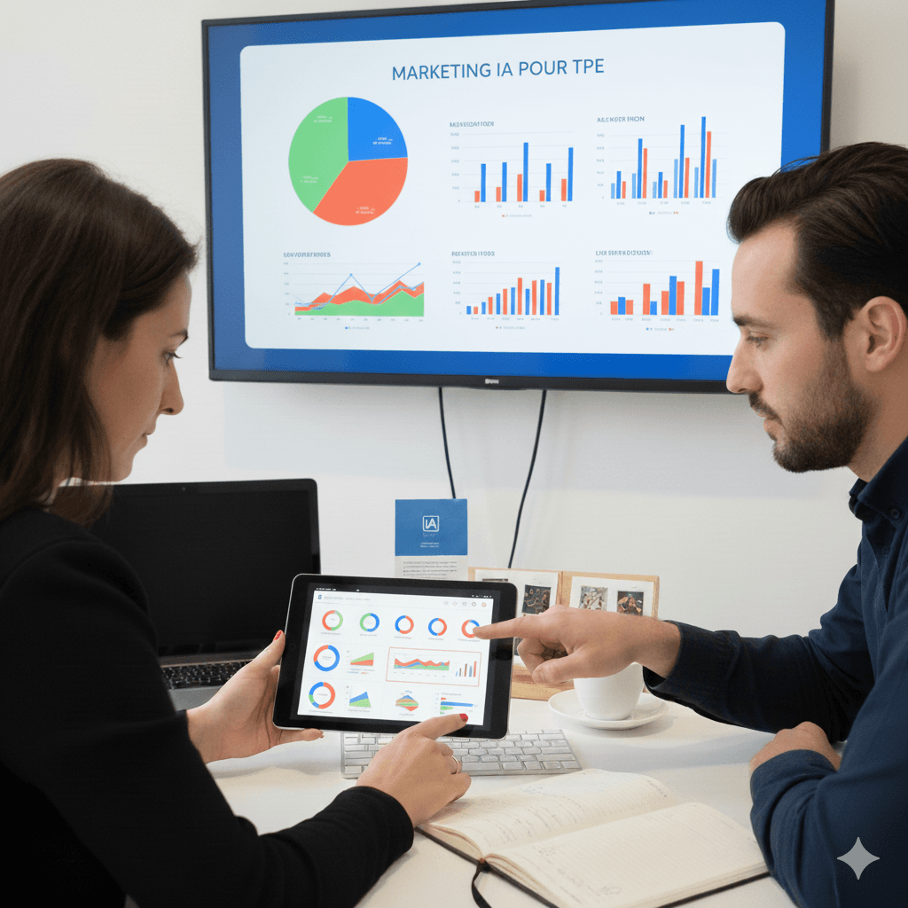 Tableau de bord marketing personnalisé pour TPE